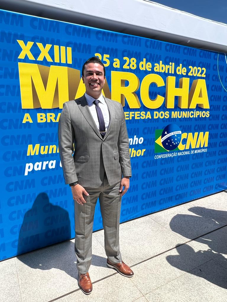 Prefeito Rodrigo Pinheiro participa do maior evento político em Brasília