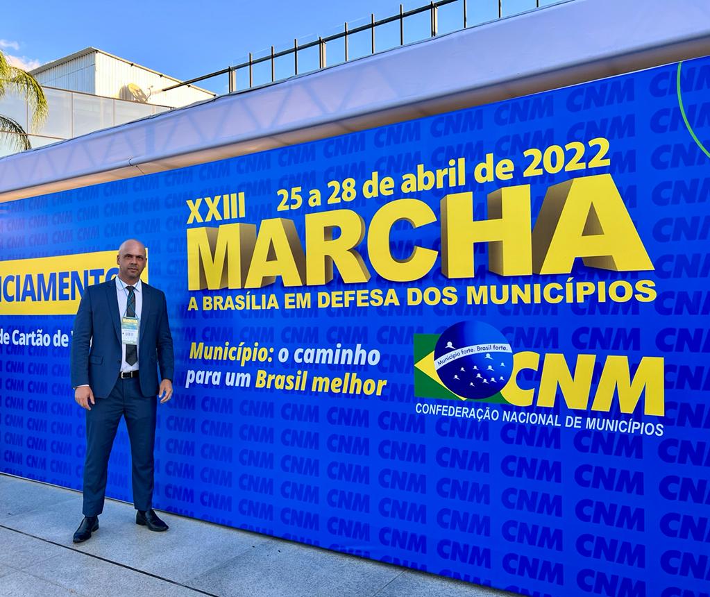 Em Brasília, Anderson Correia participa da 21ª Marcha dos Legislativos Municipais