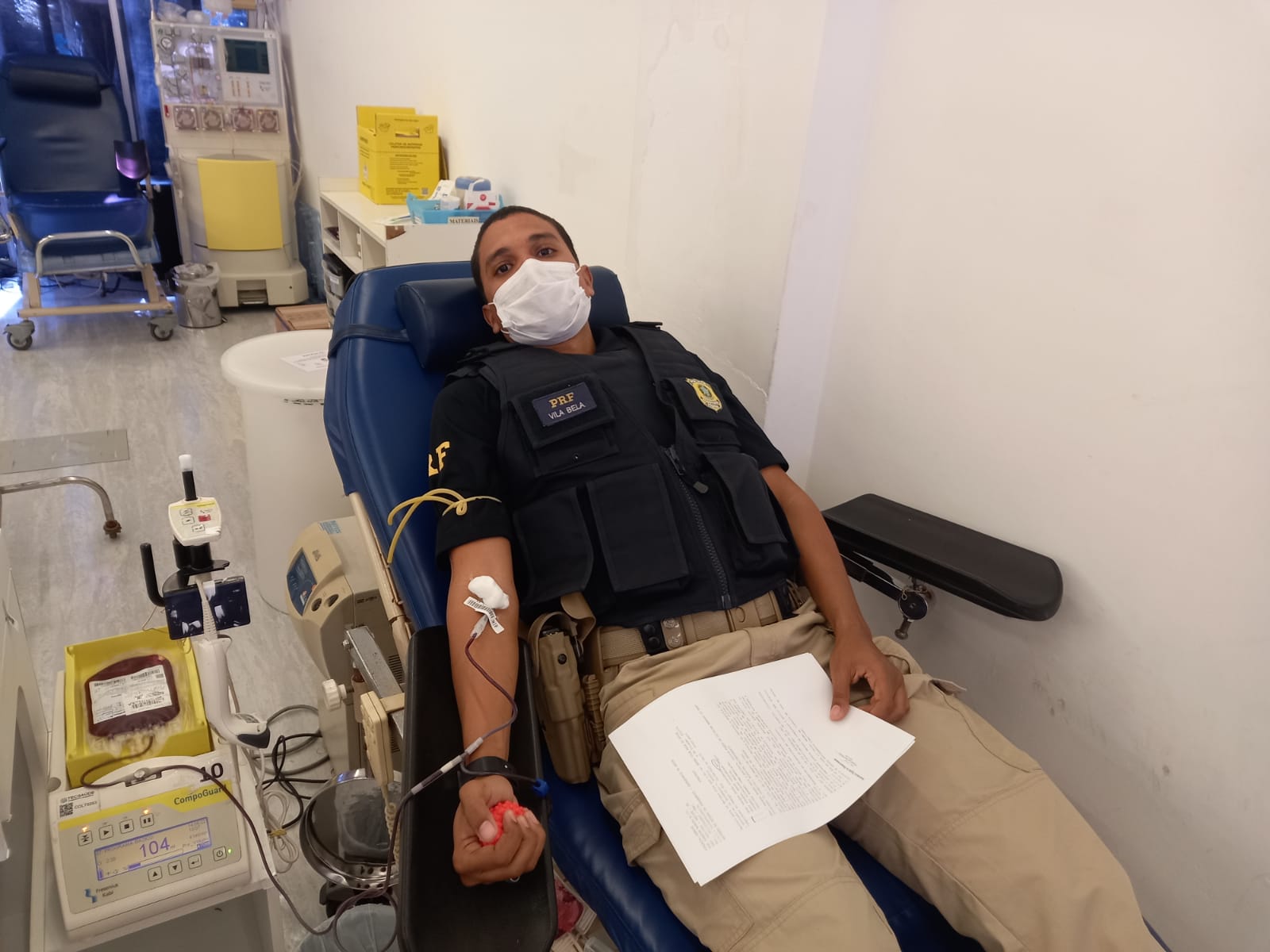 PRF participa de campanha no Dia Mundial do Doador de Sangue em Pernambuco