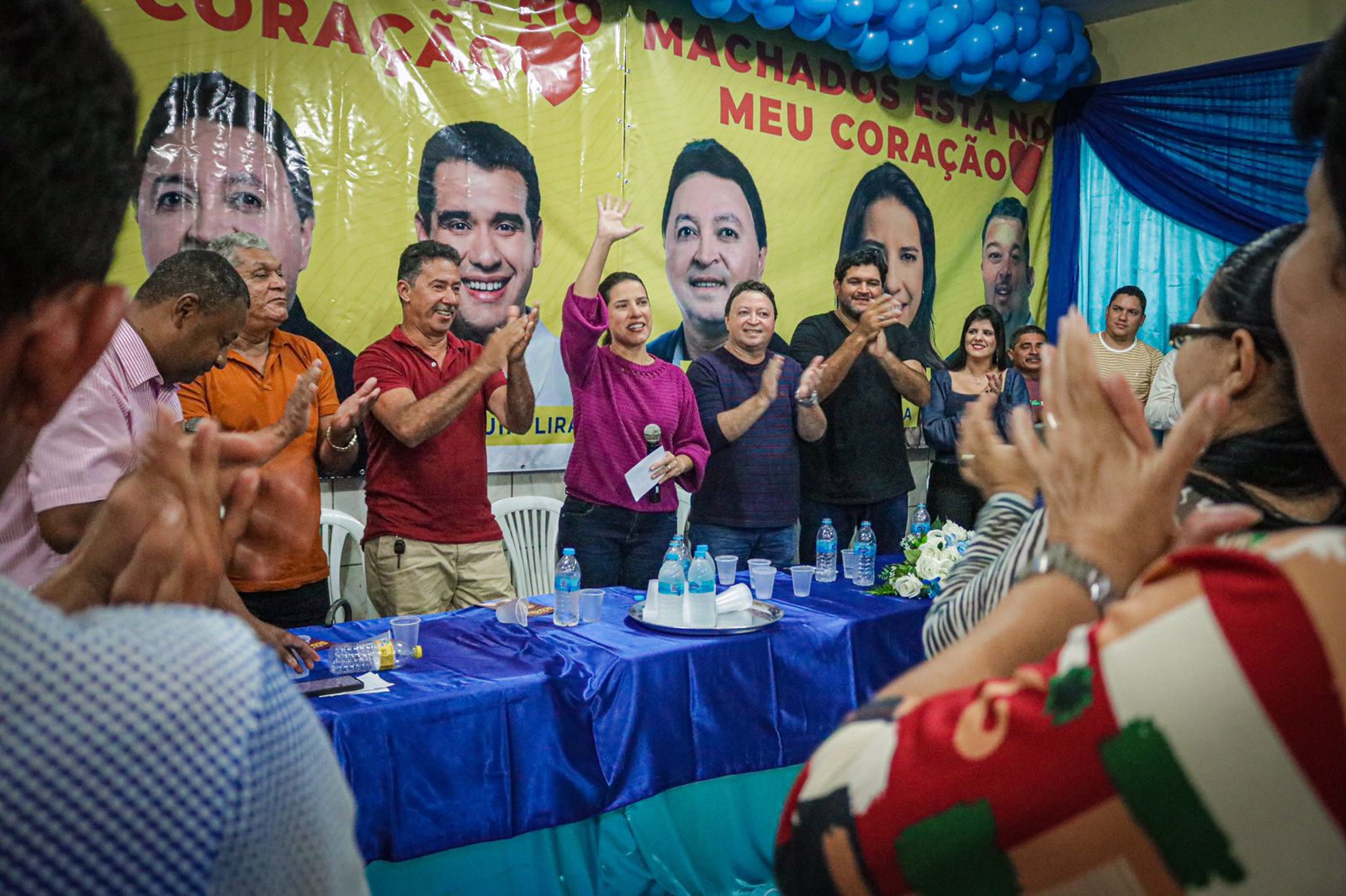 Em Machados, Raquel Lyra recebe apoio do ex-prefeito Cido Plácido, vereadores e lideranças da região