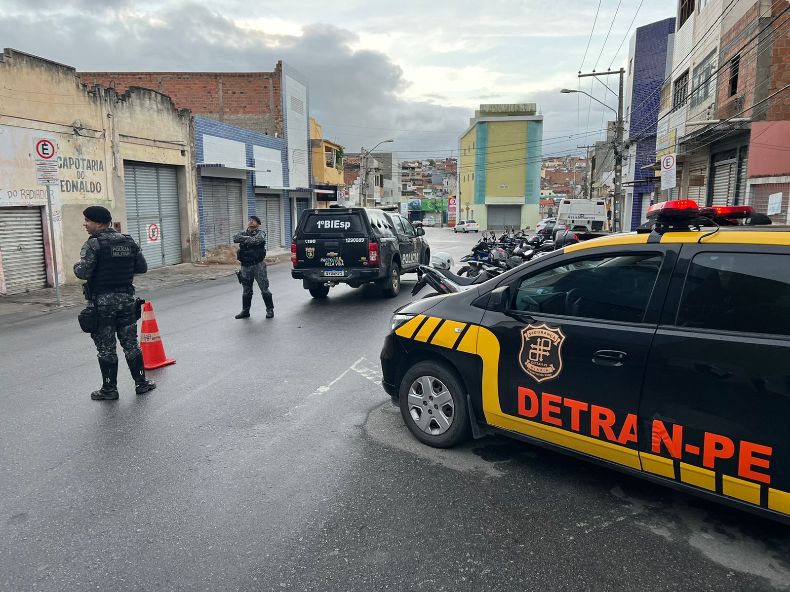 Fiscalização de trânsito é realizada neste domingo pelo Detran e BIESp