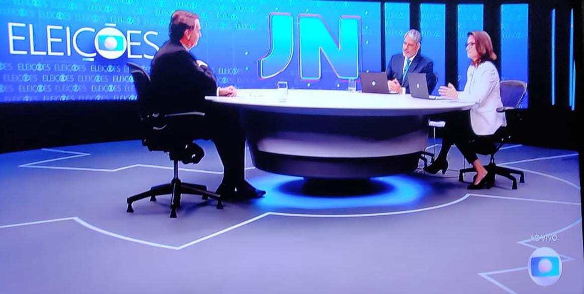 Entrevista de Bolsonaro foi marcada por acusações na Globo