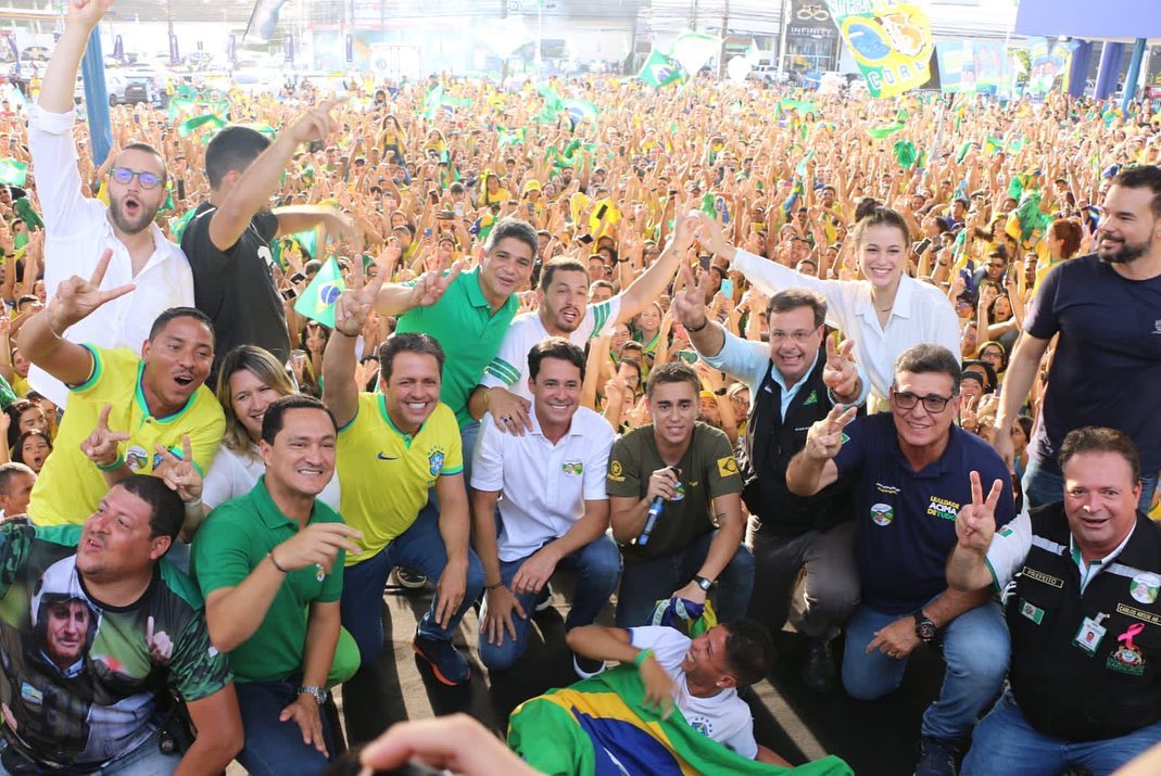 Meira, Gilson, Anderson, Carlinhos da Pedra e Nikolas Ferreira lotam evento pró-Bolsonaro, no Recife