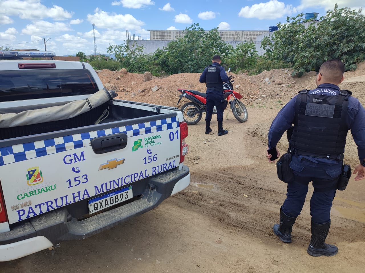 Guarda Municipal de Caruaru recupera moto roubada