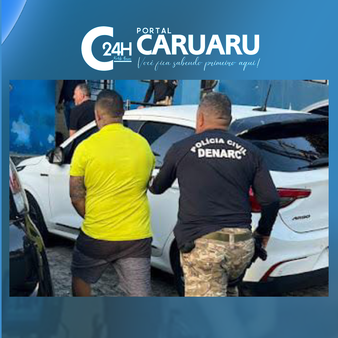 Operação policial prende várias pessoas envolvidas em tráfico de drogas em Caruaru