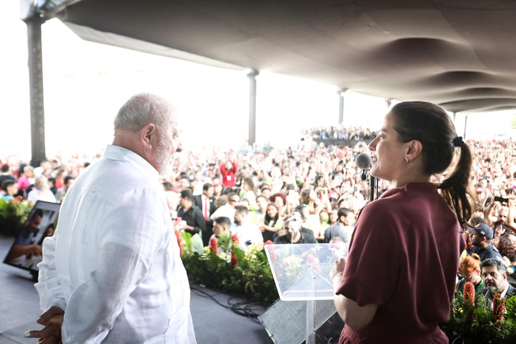 Governadora Raquel Lyra acompanha presidente Lula na inauguração do Campus Paulista do IFPE