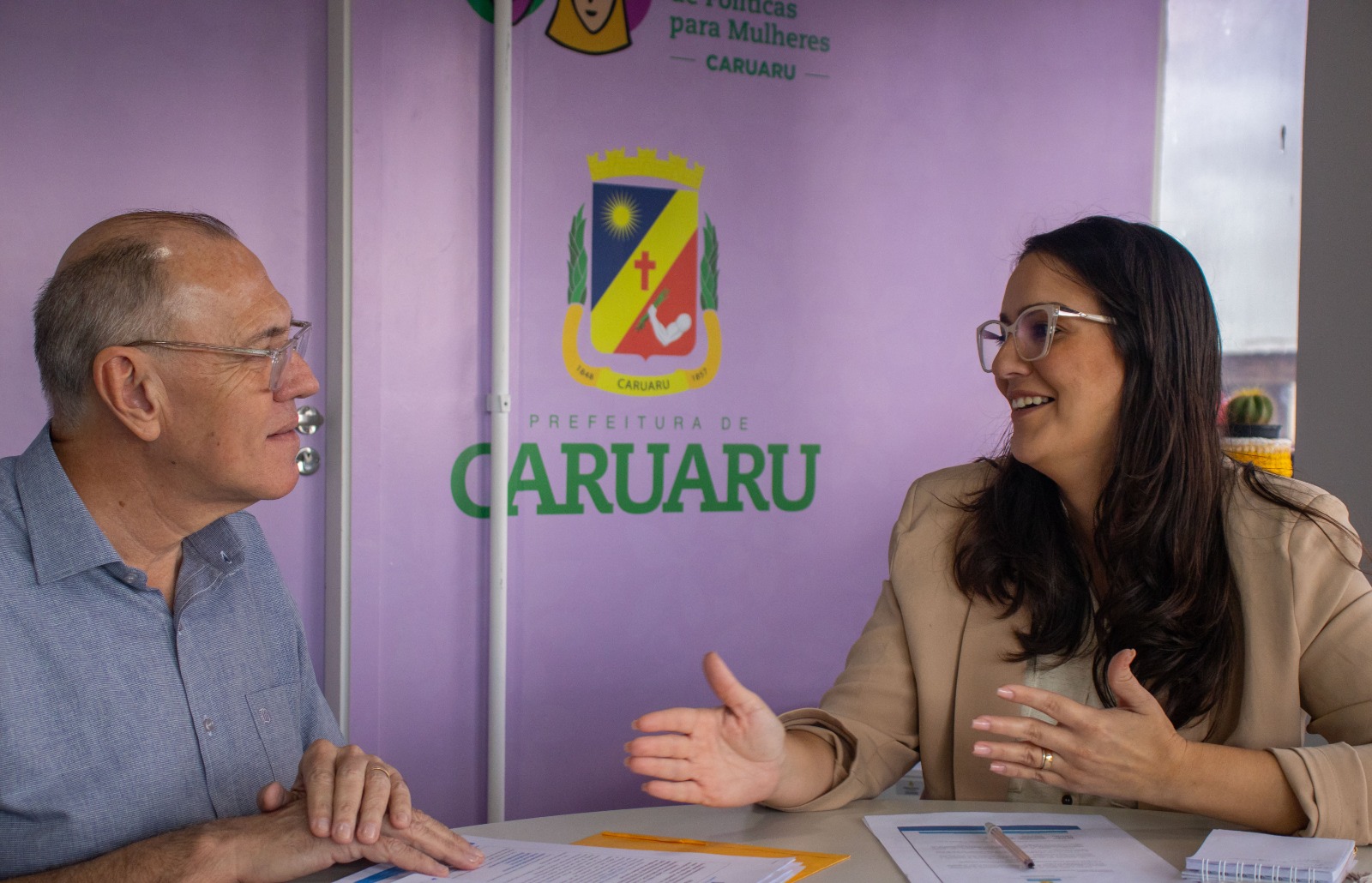 Política pelas Mulheres: vereador Ricardo Liberato apresenta propostas na Secretaria da Mulher