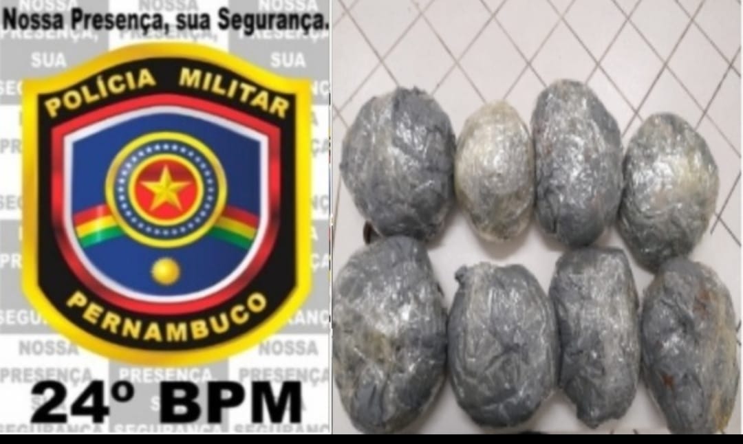 PM apreende drogas em Santa Cruz do Capibaribe