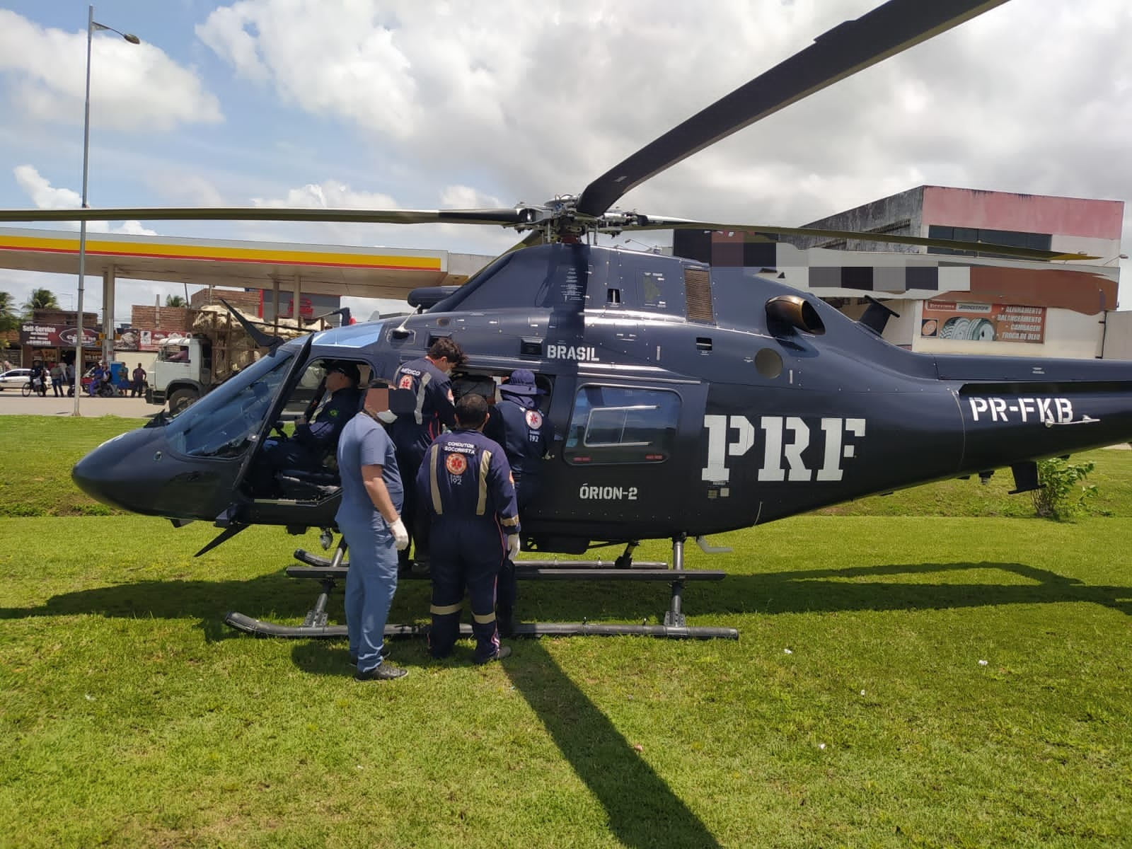 Trabalhador fica gravemente ferido e é transportado de helicóptero em Carpina