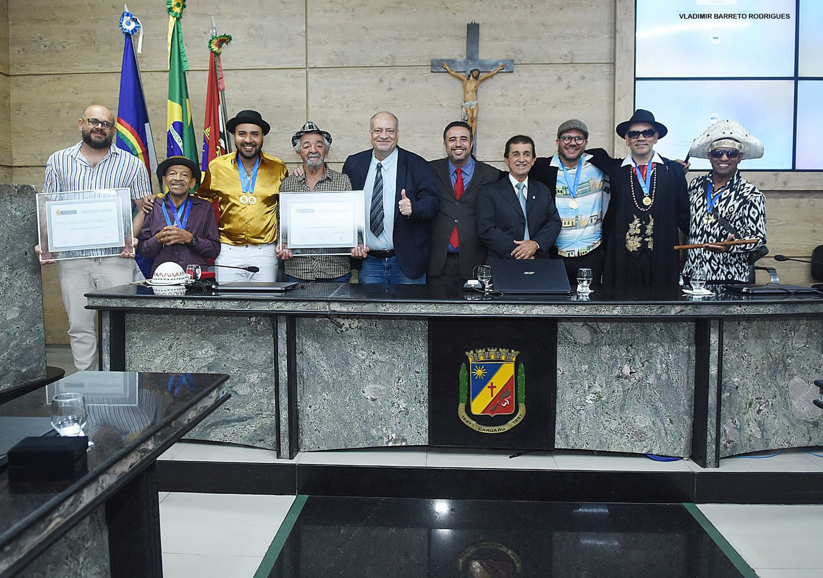 Noite histórica na Casa Legislativa agracia sete grandes nomes da cultura Caruaruense