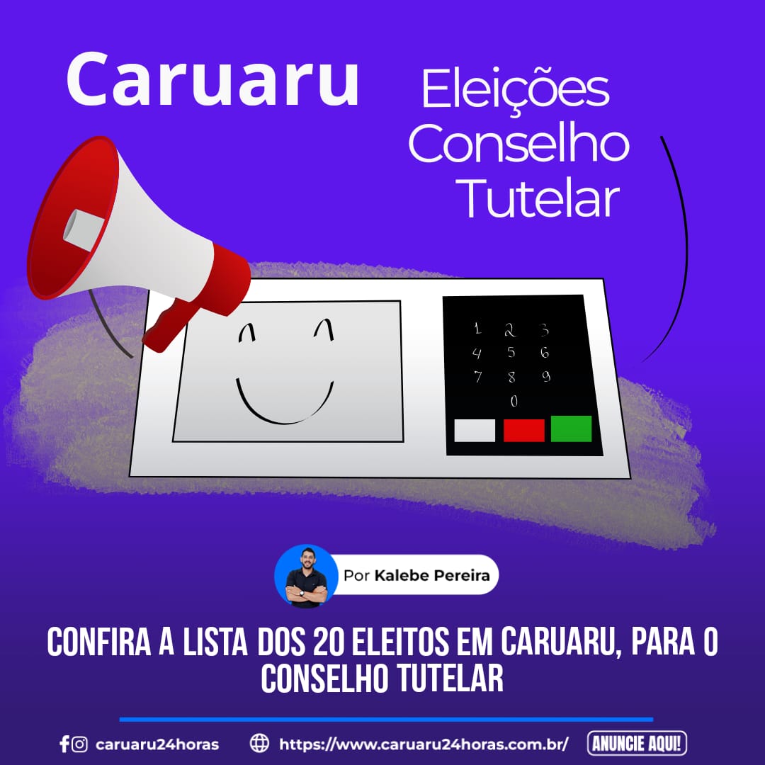 Confira os vencedores das eleições para Conselheiro Tutelar em Caruaru