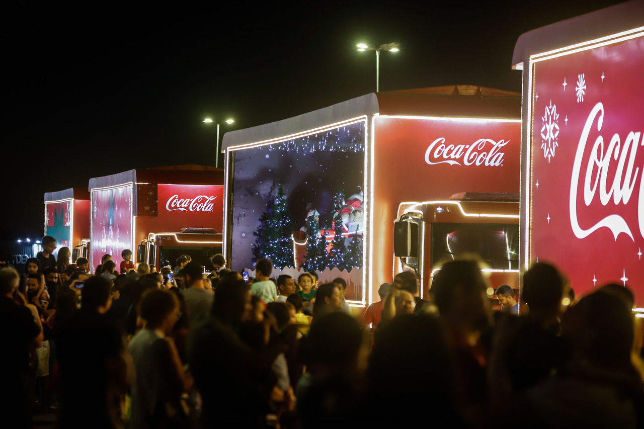 Caravana de Natal da Coca-Cola chega em Caruaru na próxima quinta-feira