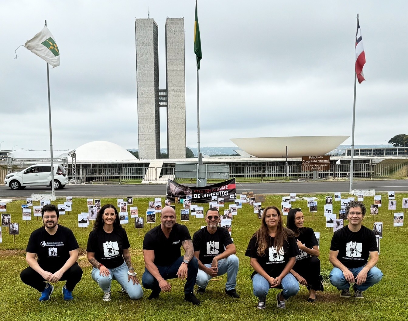 Em Brasília, Anderson Correia participa de ato nacional contra o abate de jumentos