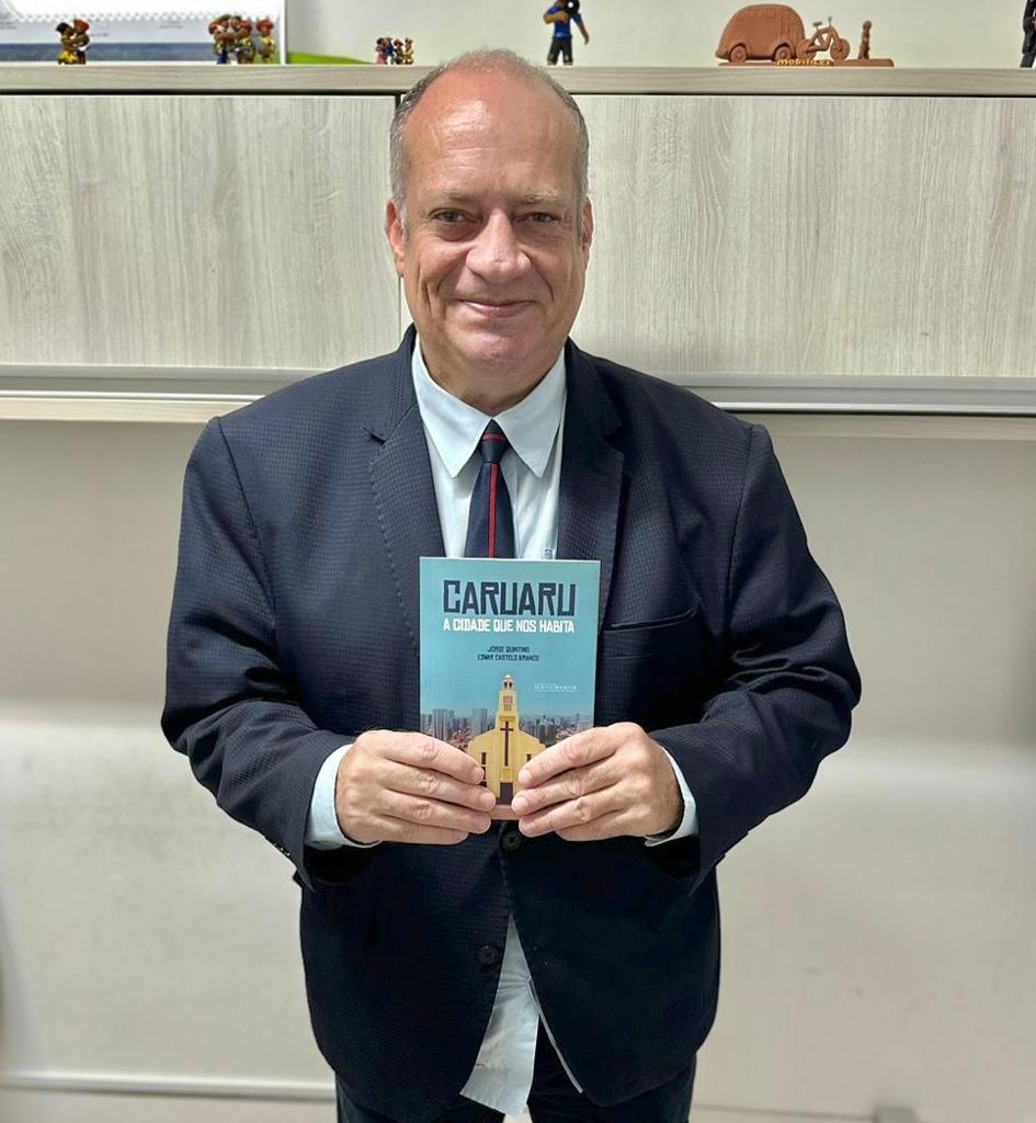 Vereador Jorge Quintino fará lançamento do seu livro nesta quarta-feira e convida população