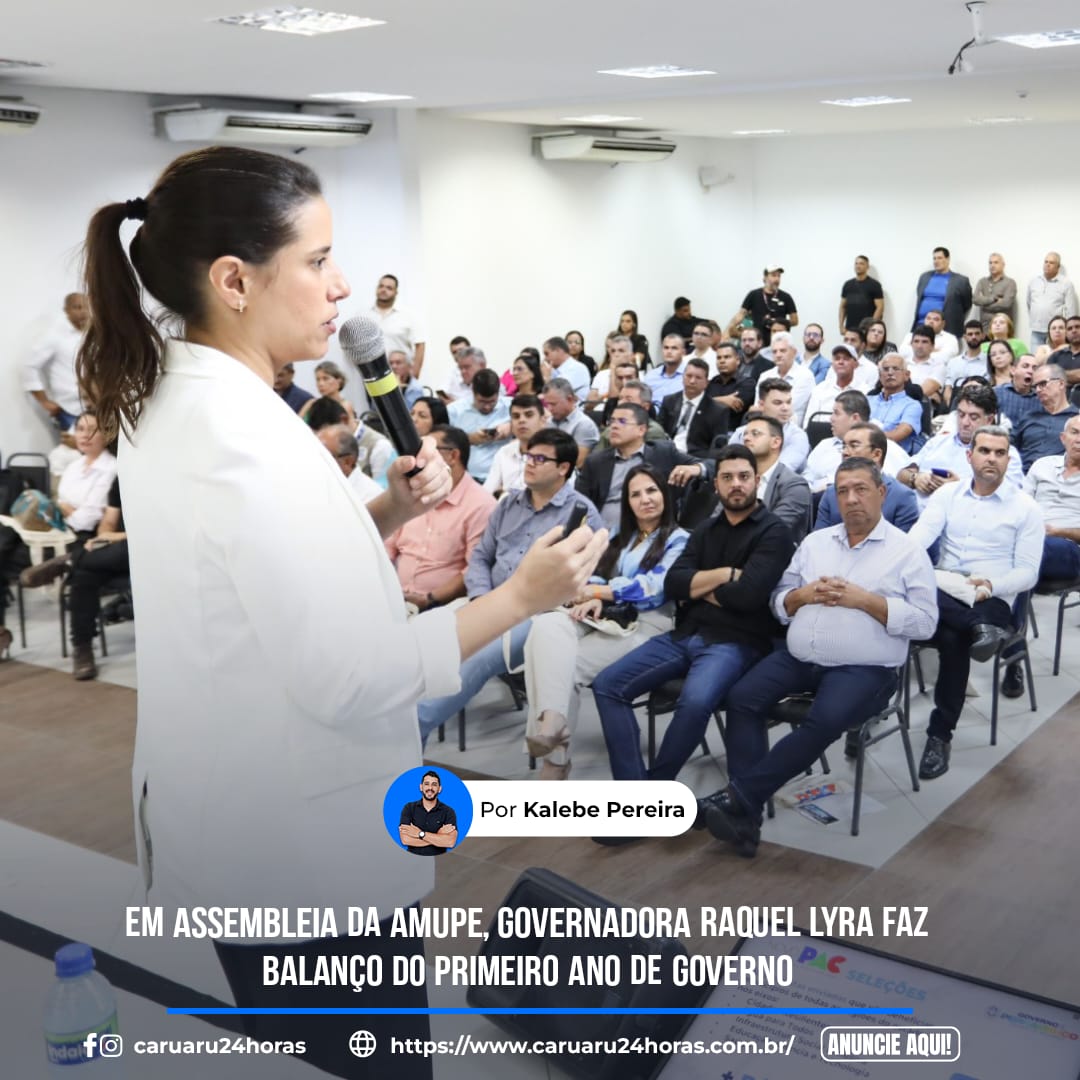 Raquel Lyra faz balanço do primeiro ano de governo e garante ajuda aos municípios com aprovação do PL que trata da redistribuição do ICMS