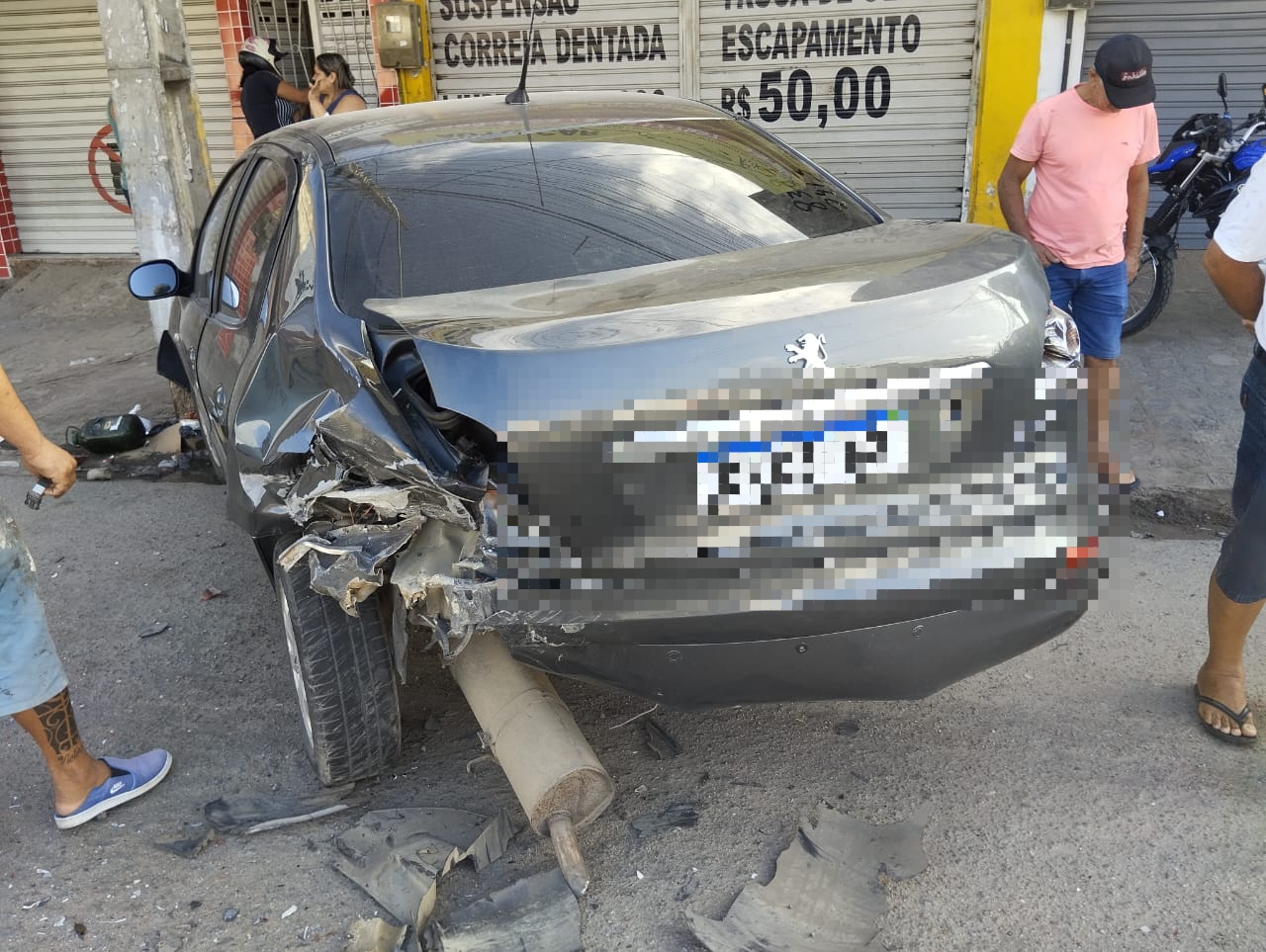 Acidente na principal do bairro Panorama em Caruaru