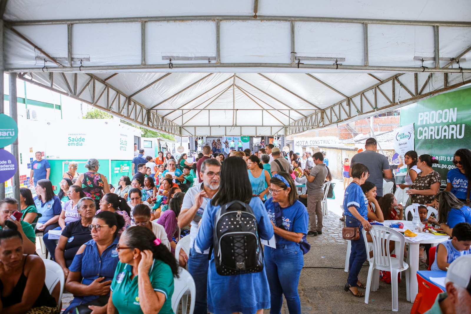 Prefeitura de Caruaru leva Caravana da Saúde e Cidadania para o Bairro Cidade Alta (Encanto da Serra)