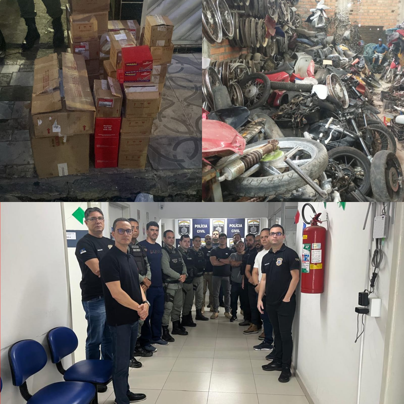 Polícia Civil de Pernambuco cumpre mandados de prisão relacionados a roubo de peças de concessionária avaliadas em um milhão de reais