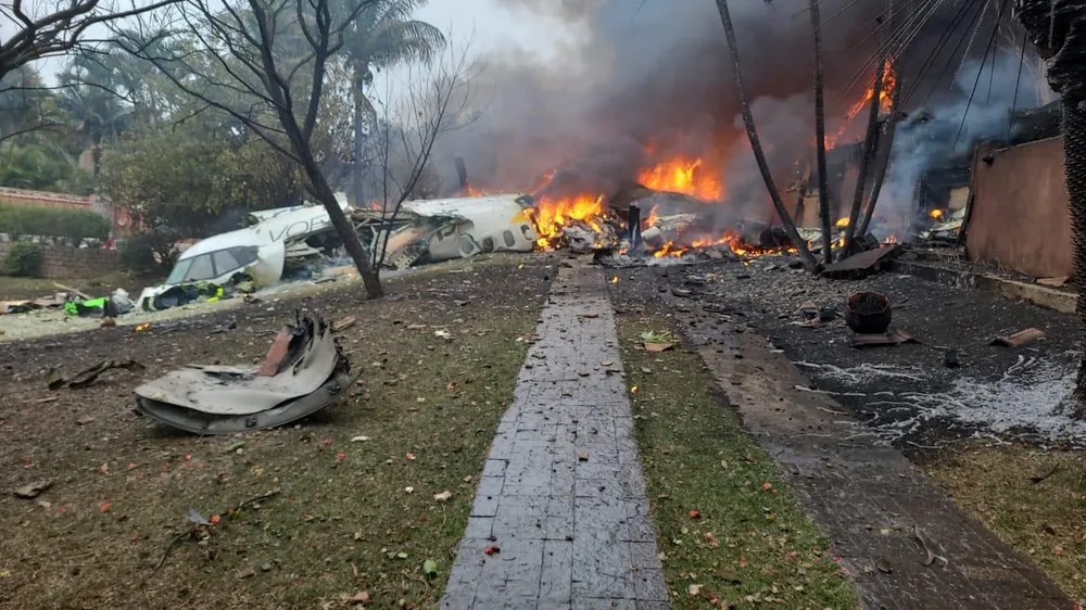 Urgente – Avião com mais de 60 pessoas caiu em São Paulo