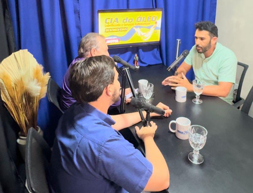 Vereador Lula Torres e Paulinho participam do Podcast do Caruaru 24 horas