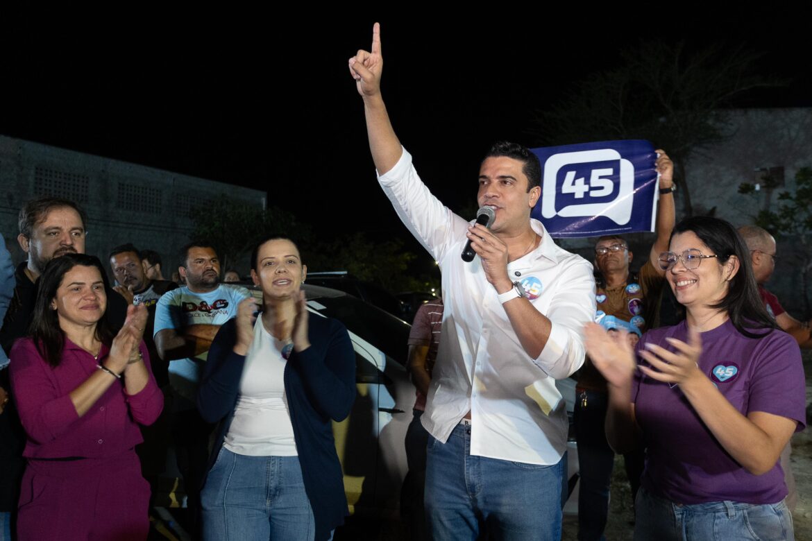 Nayara Santos e Rodrigo Pinheiro Anunciam Calçamento do Bairro Lagoa do Algodão