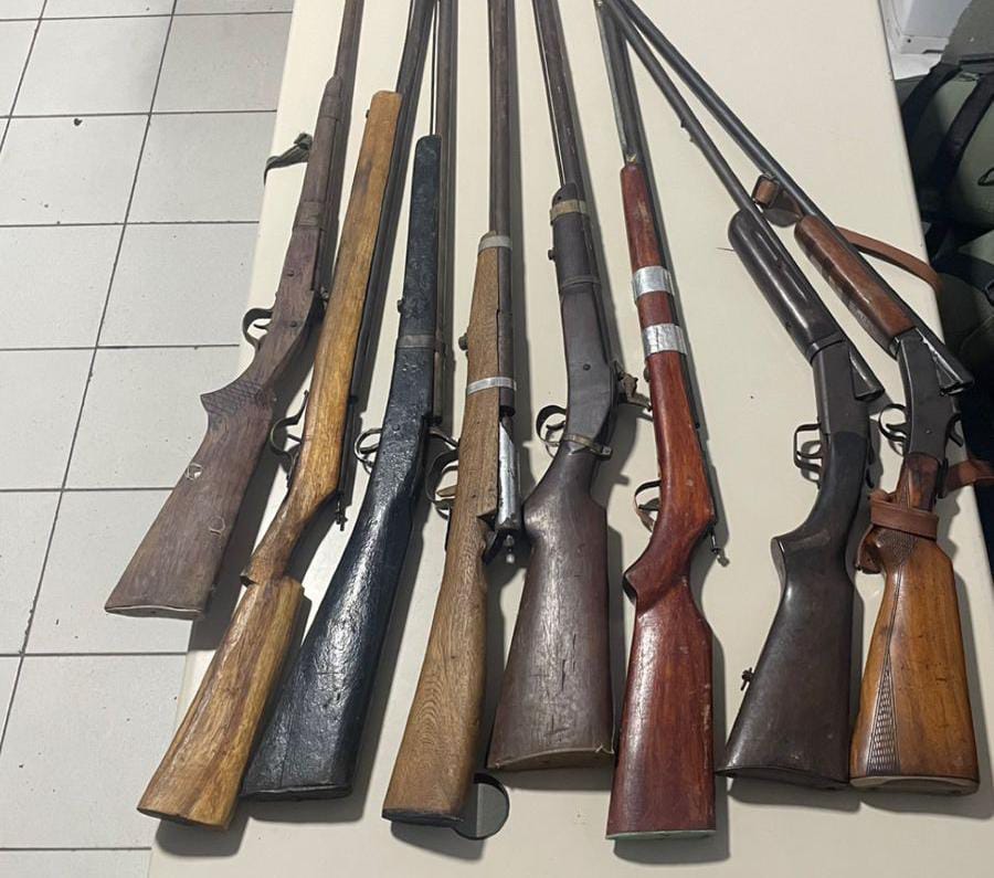 Polícia Militar apreende armas utilizadas para caça predatória no Sertão Pernambucano 