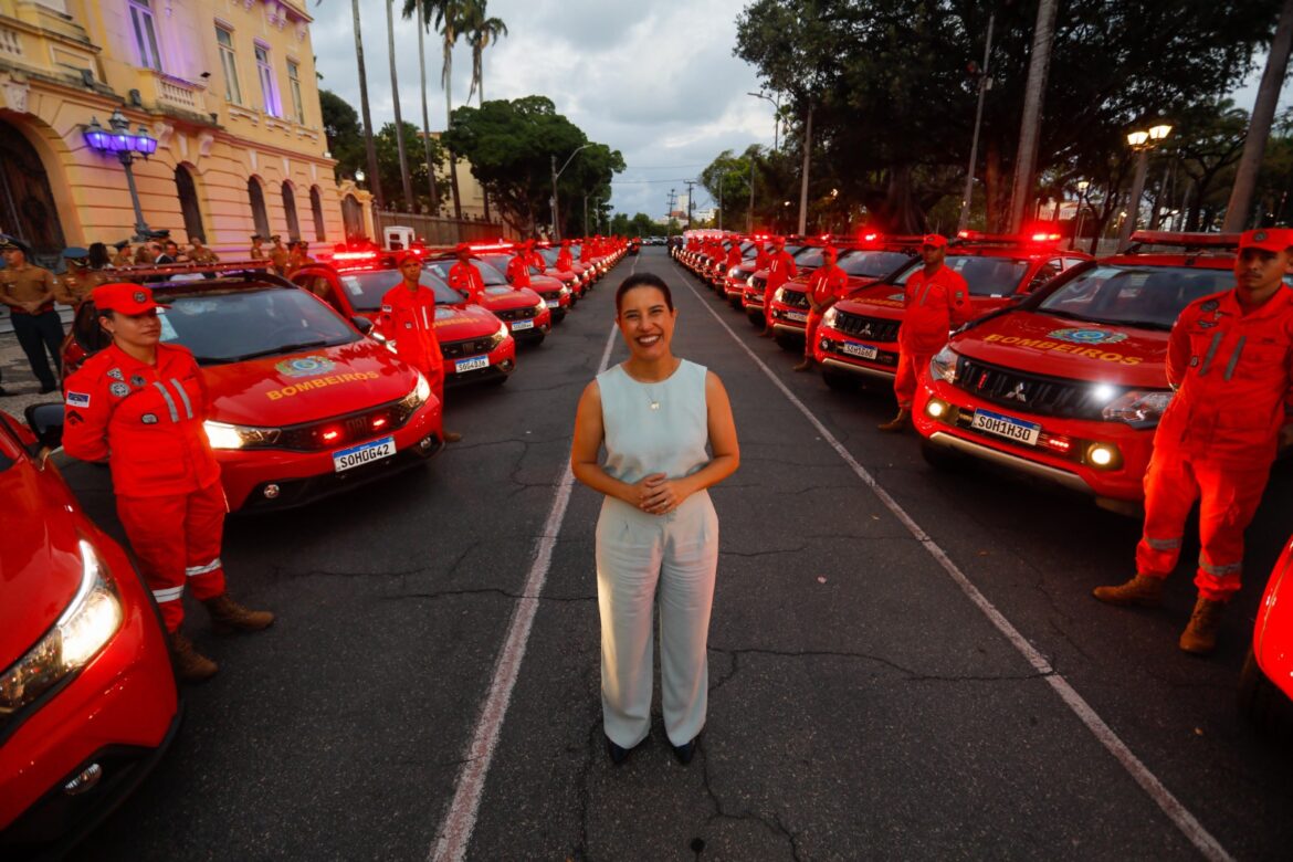 Juntos pela Segurança: governadora Raquel Lyra entrega 58 novas viaturas ao Corpo de Bombeiros, Polícia Militar e Polícia Científica