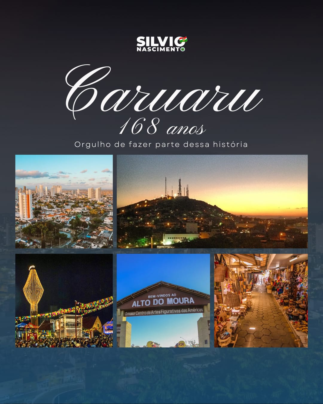 Caruaru celebra 168 anos com avanços na economia, cultura e inovação