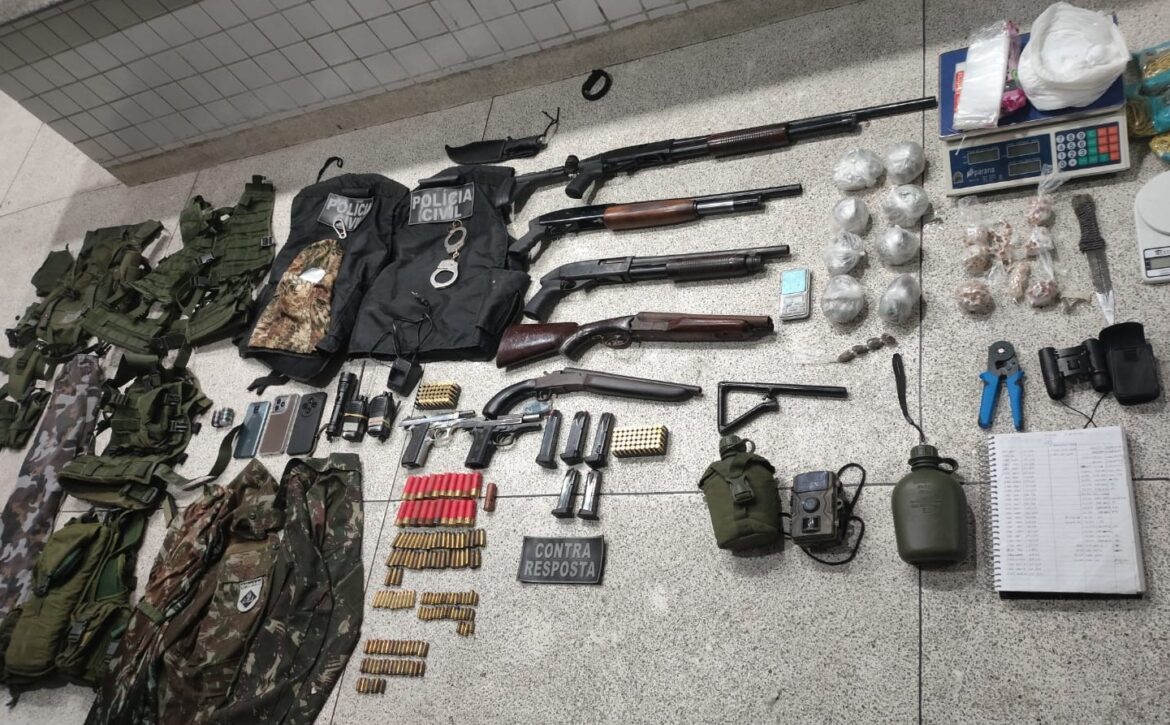 PM prende suspeito de envolvimento em assaltos a bancos e tráfico de drogas