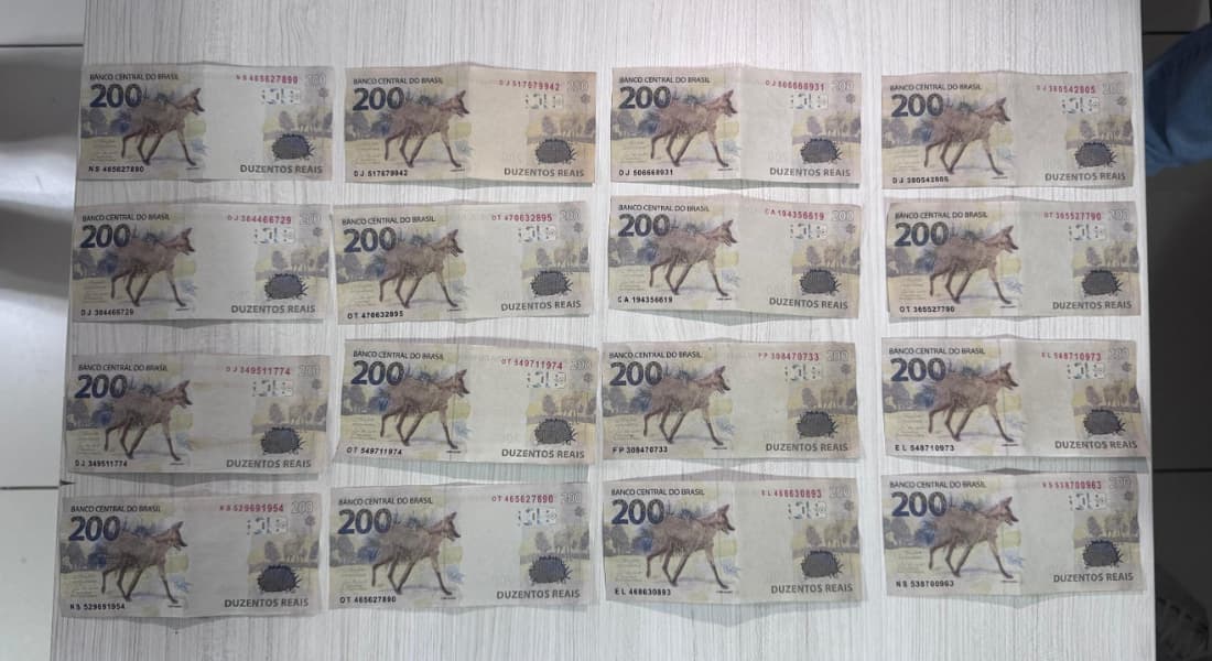 Homem é preso com R$ 3,2 mil em notas falsas adquiridas em Caruaru