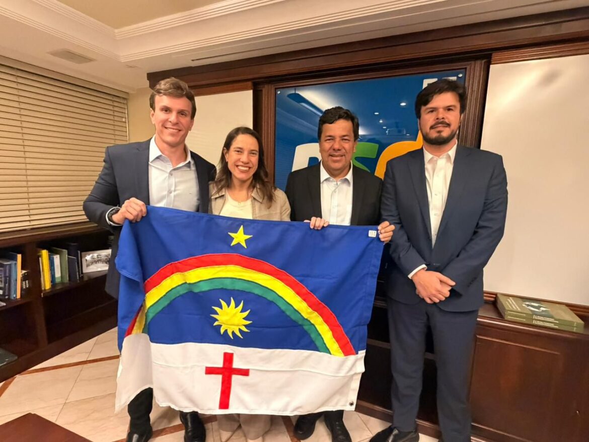 União Brasil declara apoio à reeleição de Raquel Lyra e fortalece aliança política em Pernambuco