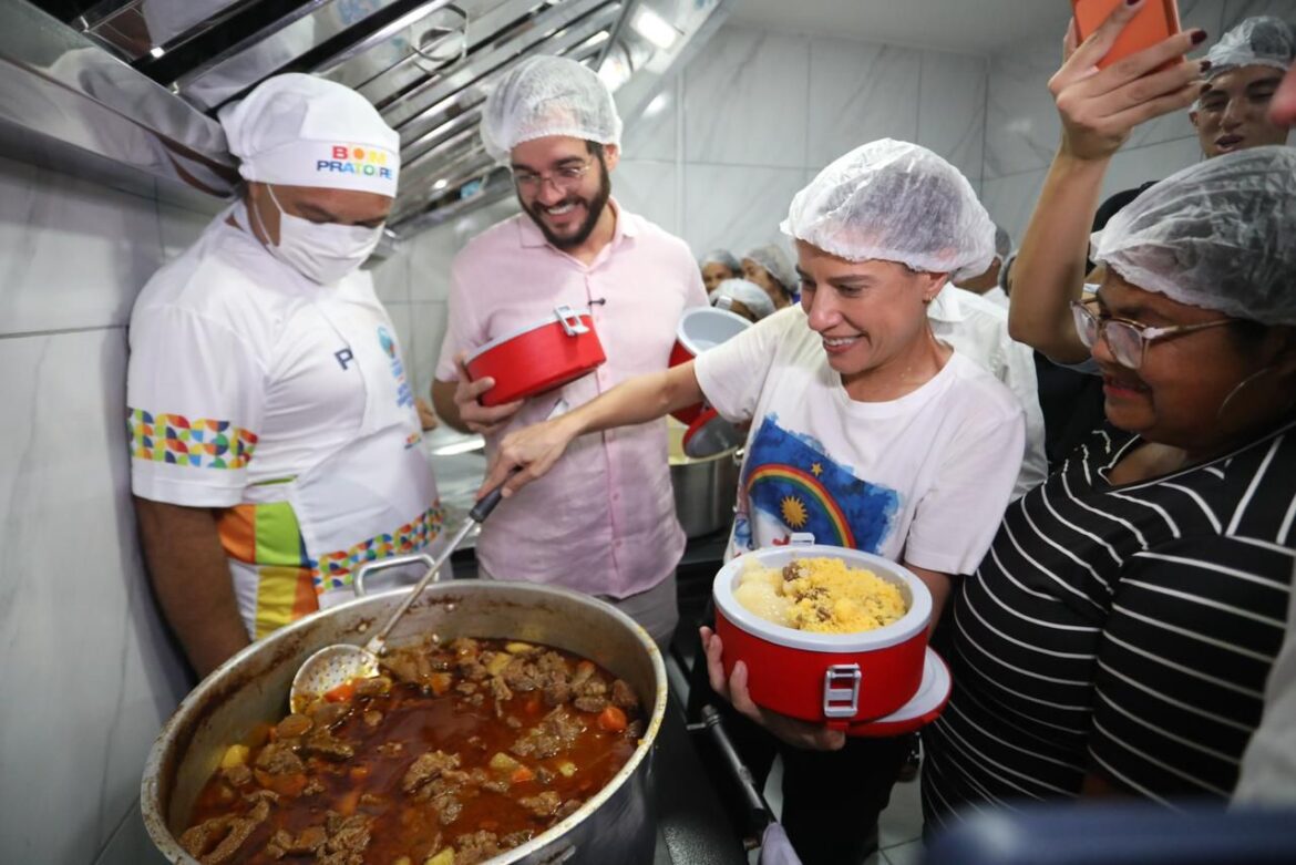 Governadora Raquel Lyra inaugura terceira Cozinha Comunitária e novo Centro de Referência da Mulher de Condado