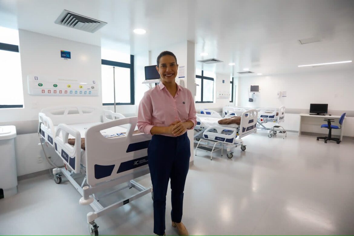 No Recife, governadora Raquel Lyra entrega 20 leitos de UTI requalificados no Hospital Nossa Senhora das Graças